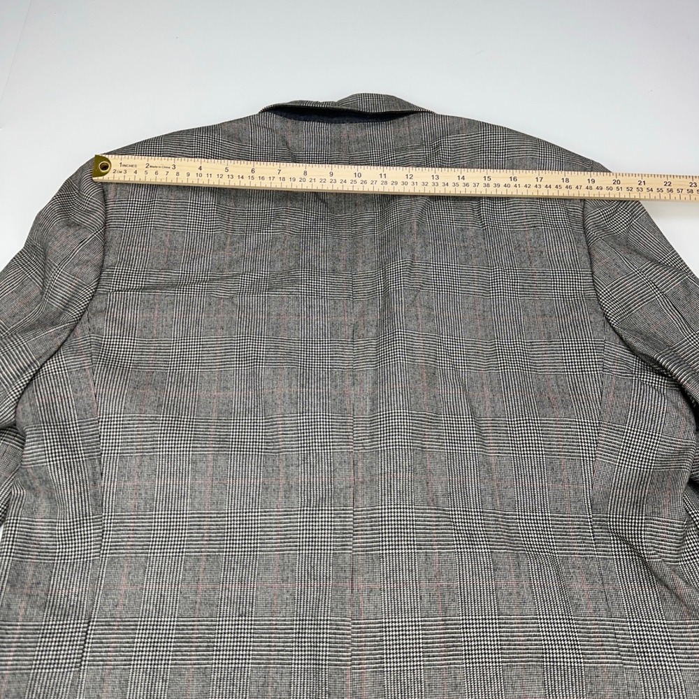Sterling & Hunt Premier Edition Mens Grey Glen Plaid Worsted Wool Suit - Picture 14 of 16